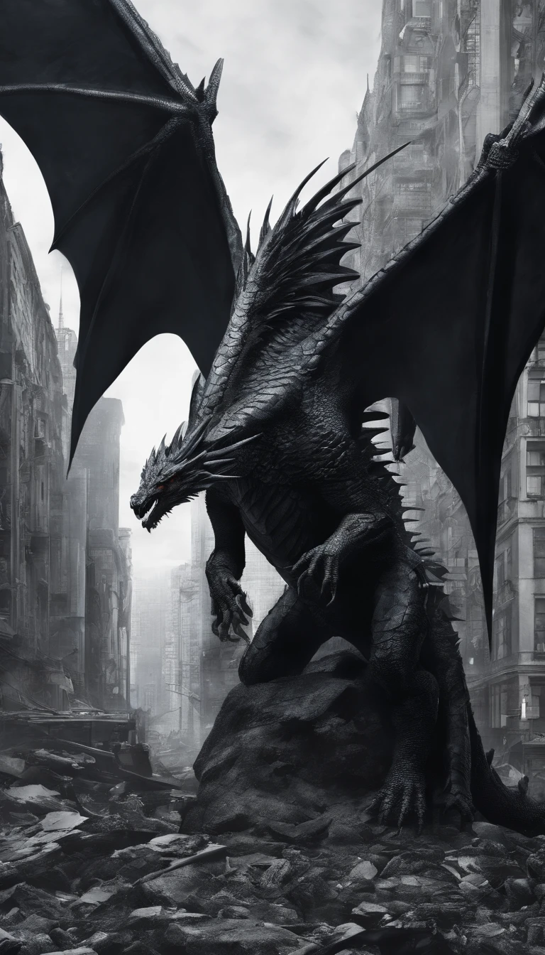 Dark Dragon of geographic data in the style of detailed hyper-realism photoshoot, cheio de presentes de natal ao seu redor, fundo branco