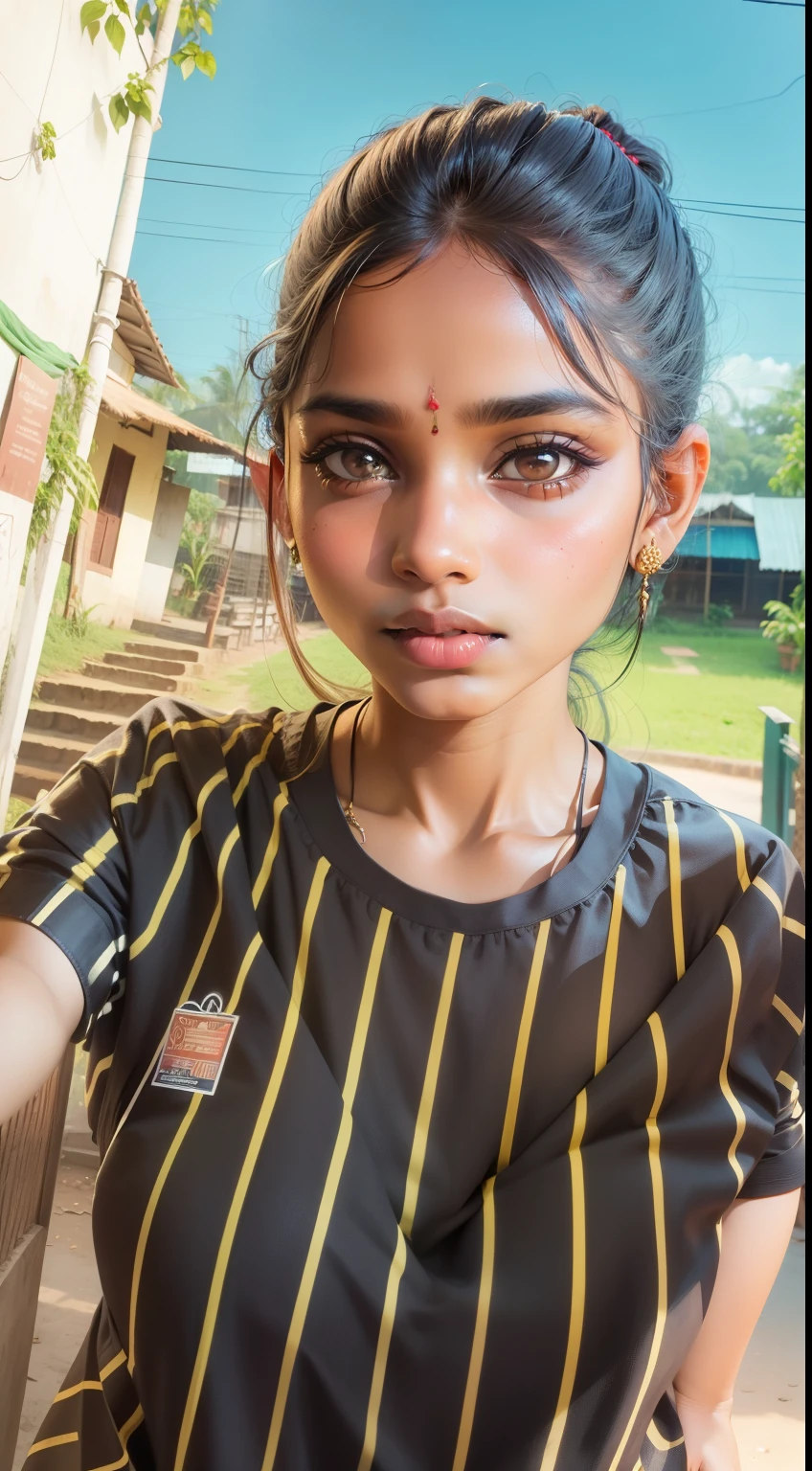 Kerala saree girl infront of onappukkalam