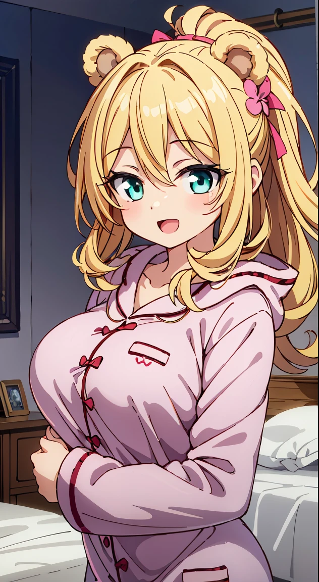 ((masterpiece)), ((best quality)), (ultra-detailed), on the bed, a cute girl, 1girl, solo, kimono, japanese cloth, ((beautiful eyes)), light smile, ((open chest)), ((cute nipples)),