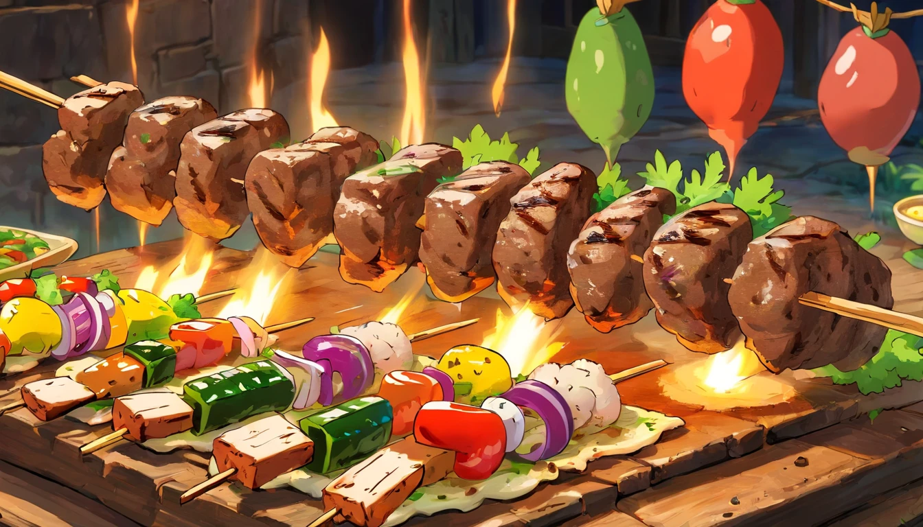 Lamb kebabs