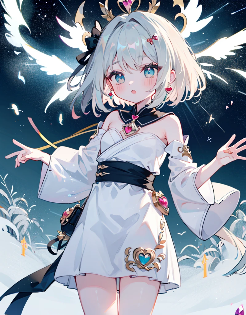 Estilo Azhiichigo,olhos grandes, linhas grossas, fofo,,Uekura.KoiKo,,parte superior do corpo,.\(Estilo\):Estilo kawaii,,..\(compositing\):\1girl,,..\(allure\): consistency,cara de,sorrir,cabelos ondulados,Cabelos escuros,olho carmesim,..\(garments\):,(Roupas com muitos babados, rendas e fitas:1.2),(estilo de cor pastel:1.1),hand on hip,Cara atrevida,roupas brancas e rosas,sapatos brancos e rosa,,..\(comportamento\):,..\(Location\): (Cercar,heart shaped gem, starry heart),,..\(qualidade\): best quality,master part,,.,