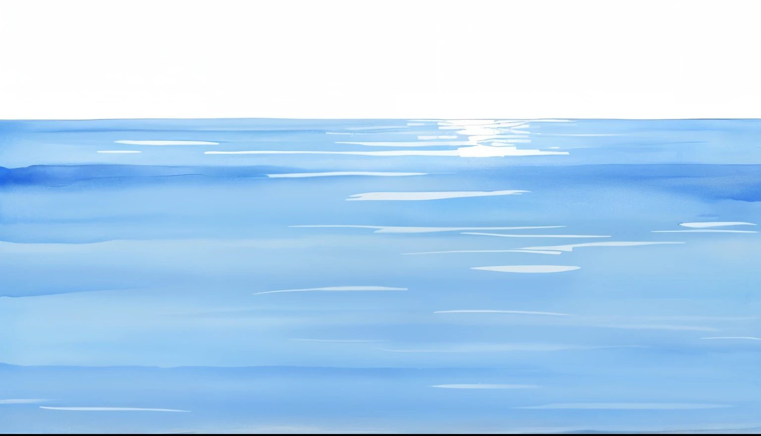 mar, clear blue water, ocean surface illustration, horizonte, Aquarela, Aquarela, reflexo