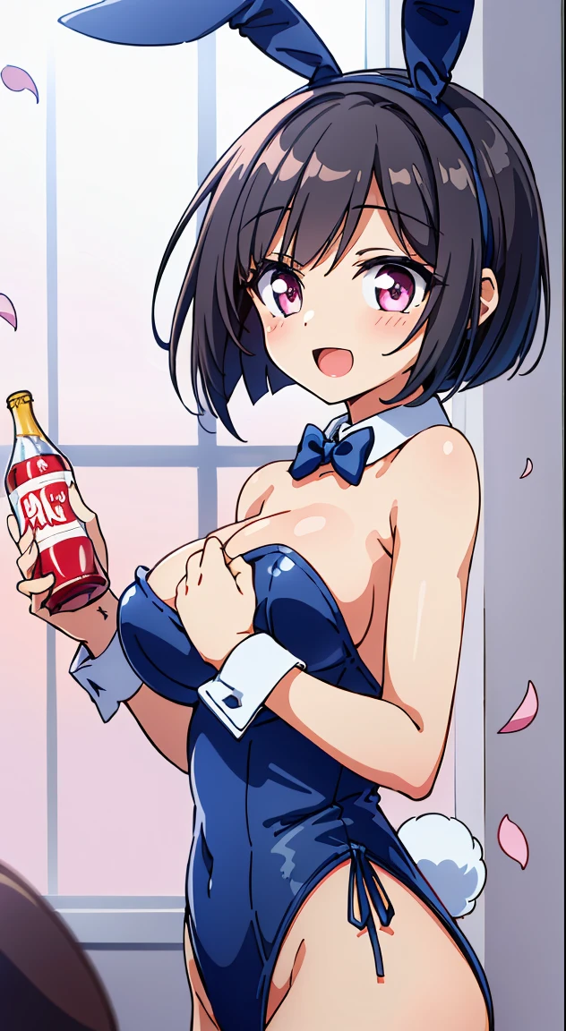 masutepiece,Best Quality,(Absurd realistic structure details),(High resolution complex and detailed text quality),(High-resolution microstructure、High poly 3 boobs boobs boobs boobs boobs boobs D rendering correction),Methods of geometry,Careful explanatory anatomy,
BREAK,
1 beautiful girl, ( girl), Very detailed, colourfull, highest details, 1 beautiful girl, Solo,(Cute:1.5),(Chibi:0.8), (kawaii:1.5),(Lori:0.5),(girl, Cute, Cheerful, Loli face, stly bulging chest),(A dark-haired,Disheveled short bob,tareme,Pink eyes:1.55),(sano,A smile,Bad face:1.2), (White rabbit ear headband:1.2),Shiny skin,Clear skin, Beautiful skin,(best quality face),(Top quality glowing eyes), (The best smile,Doya face:1.45), BREAK (Pink Theme:1.4), (Vivid colors:1.3), (Playboy Bunny,:1.45), hugging a teddy bear, Sparkle effect, random colored petals, Many petals, Fluttering petals, prismatic effects,
BREAK,(morning), inside in room,Gothic bedroom, a canopy bed,huge window,naked girl poster,coke,on back, tusk, Open mouth, Looking away,depth of fields,
BREAK,wakame,wakame,wakame,(Cowboy Shot:1.4),
BREAK,(Blurry background:1.3),(absurderes, hight resolution, Super Detail Art),cel shading,Clear Color, Lonely optical effect, Beautiful pictures, Bright glow, mystic atmosphere,(Close-up of girl:1.1), Mystical light particle effect,manga influence, clean line drawings,