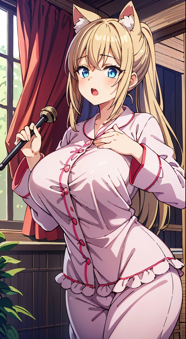 masutepiece,Best Quality,(Absurd realistic structure details),(High resolution complex and detailed text quality),(High-resolution microstructure、High poly 3 boobs boobs boobs boobs boobs D rendering correction),Methods of geometry,Careful explanatory anatomy,
BREAK,
1 beautiful girl, ( girl), Very detailed, colourfull, highest details, BREAK, (Huge breasts: 1. 2,), Clear skin, Beautiful skin, Shy skin, 1 beautiful girl, Brown hair, (Cat ears, Ponytail, medium-Long hair: 1. 2), (Light blue eyes, long eyelashes, Double eyelids: 1. 2),Solo,gleaming skin, Clear skin, Beautiful skin(best quality face),(Top quality glowing eyes),(waking up,sullenness:1.45), BREAK (Pink Theme:1.4), (Vivid colors:1.3), (s Pajamas,with frills:1.45), hugging a teddy bear, Sparkle effect, random colored petals, Many petals, Fluttering petals, prismatic effects,
BREAK,(morning), inside in room,Gothic bedroom, a canopy bed,huge window,naked girl poster,coke,on back, tusk, Open mouth, Looking away,depth of fields,
BREAK,wakame,wakame,wakame,(Cowboy Shot:1.4),
BREAK,(Blurry background:1.3),(absurderes, hight resolution, Super Detail Art),cel shading,Clear Color, Lonely optical effect, Beautiful pictures, Bright glow, mystic atmosphere,(Close-up of girl:1.1), Mystical light particle effect,manga influence, clean line drawings,