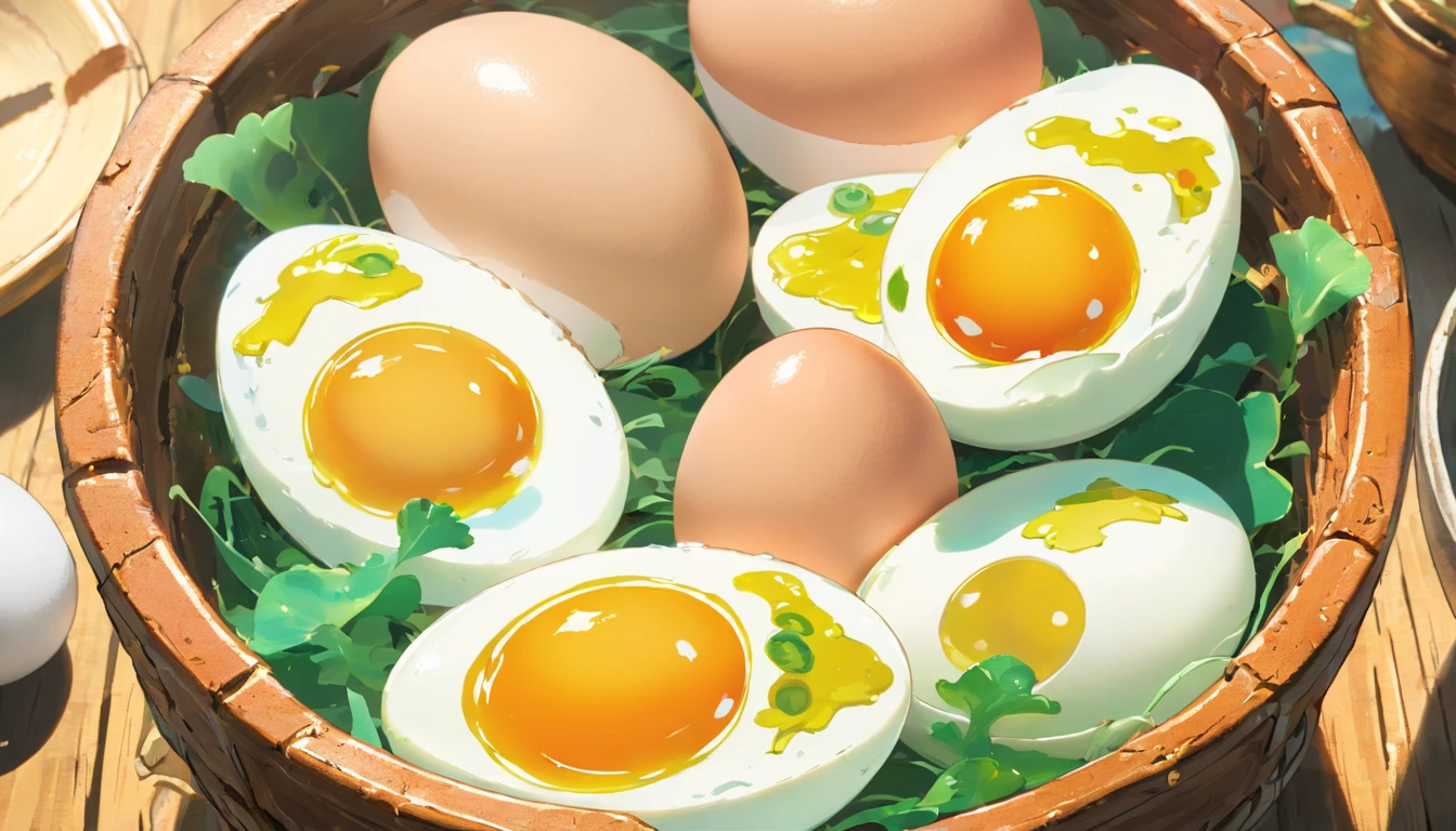 Boiled duck eggs
