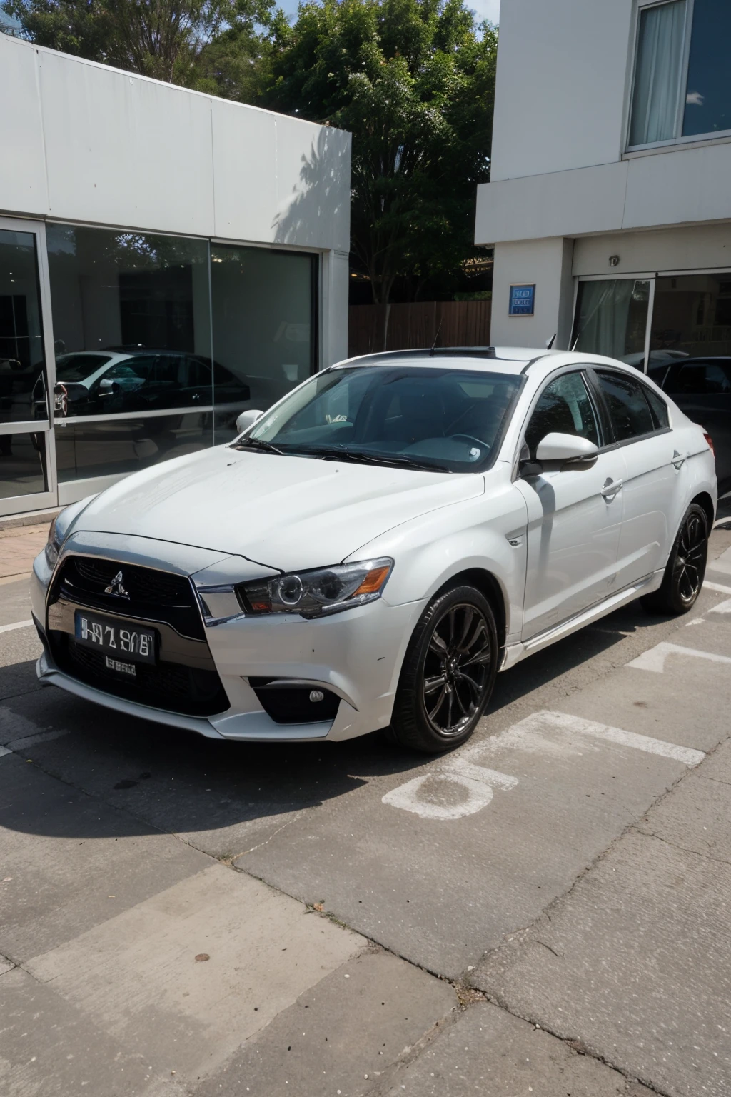 mitsubishi lancer branco