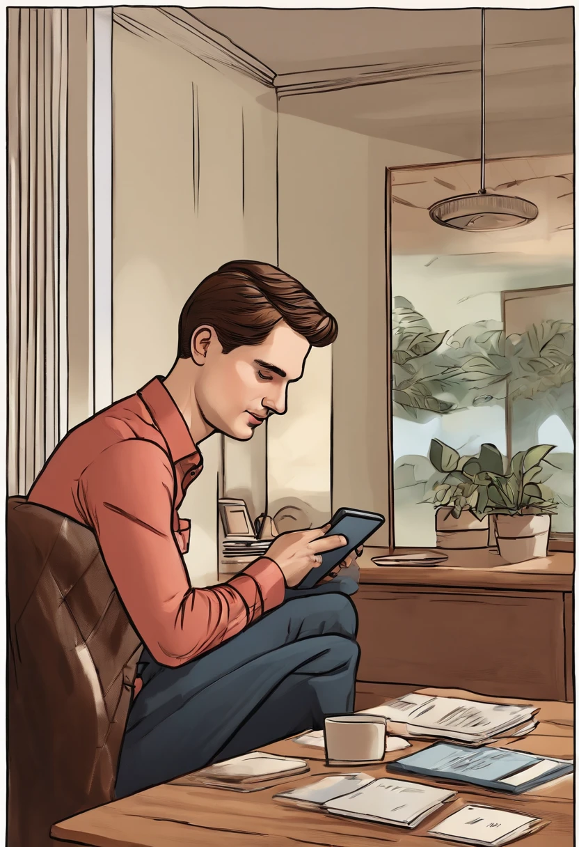 A photo of Spiegel, man, reviewing the latest user privacy features on Snapchat,original,Evan Spiegel, white male, short brown hair, cleft chin, male