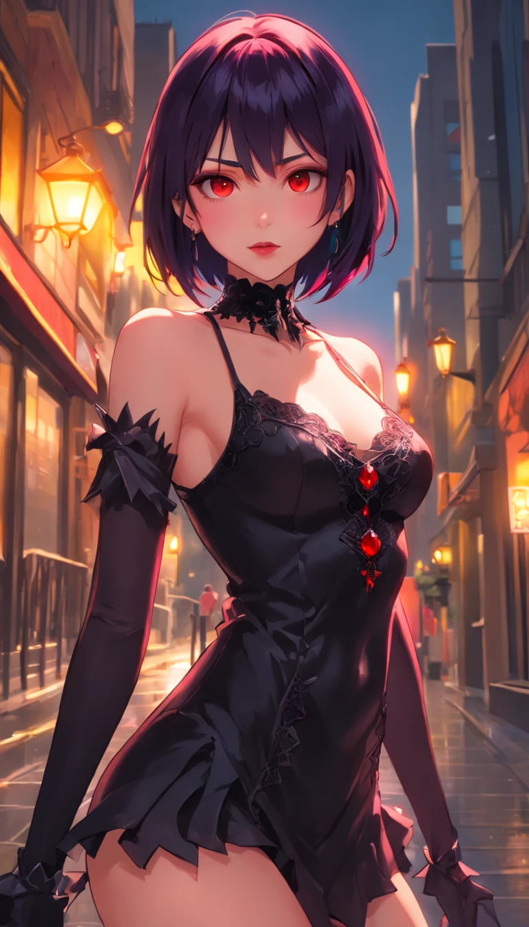 tmasterpiece, Johnny Depp walks through the city at night among fireflies，brassier，nigth, (high detal:1 1), Rough face, Natural skin, high qulity, NSFW,Naruto，Hinata，Black color hair，Straight hair，upperbody closeup，White eyes，（Large breasts:1.1），(Skinny figure:1.4)，(Red lips:1.3)，（Off-the-shoulder attire:1.5），(比基尼:1.5)，（ssmile:1.5），(Be red in the face:1.4)，（cleavage:1.4），Purple clothes，beautidful eyes, (Detailed face and eyes), (the face: 1 2), noises,Extra, real photograph, ...........................PSD, Lamp film photography, sharp fokus, contrasty lighting, Delicate skin, High resolution 8K, insanely details, realisticlying, professional photoshooting, 8K  UHD, SLR camera, softlighting, high high quality, filmgrain, Fujifilm XT3，Keep one's mouth shut，particle fx
