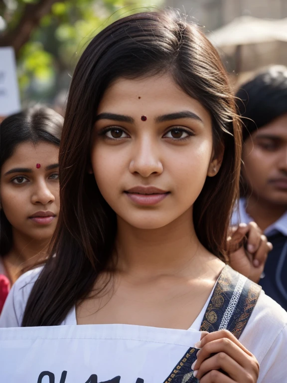 (best quality, ultra-detailed, realistic:1.37), professional, beautiful detailed eyes, beautiful detailed lips, detailed facial features, natural skin tones, perfect skin texture, delicate facial expressions, image in high resolution, realistic face, realistic skin, plain face, natural smile, highly detailed hair, 18yo, (Kiran, beautiful Indian young woman), celebrates a festive occasion in a vibrant Salwar Kameez adorned with colorful patterns and accessories. The high-resolution image captures ultra-detailed realism, highlighting Kiran's captivating eyes, expressive lips, and graceful facial features. The festive decorations and vibrant colors create a visually stunning representation of Indian culture and joyous celebration.