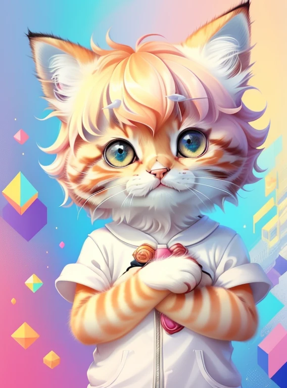 ) ((((cute kitten) ((Mikey)) - Criador: Walt Disney2023) ), ,, ( Walt Disney acolchoamento ,multidimensional geometric wall PORTRAIT, arte, Chibi,
Yang08k, lindo, Colouring,Rose
Primary works, qualidade superior, melhor qualidade, Arte Oficial, Beautiful and Aesthetic,)) ), ,,  Walt Disney acolchoamento ,multidimensional geometric wall PORTRAIT, arte, Chibi,
Yang08k, lindo, (Colouring, Rosa), amarelo ,azul ,vermelho e branco)
Primary works, qualidade superior, melhor qualidade, Arte Oficial, Beautiful and Aesthetic,