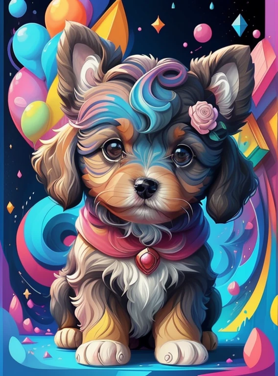 ) ((((cute puppy) ((Mikey)) - Criador: Walt Disney2023) ), ,, ( Walt Disney acolchoamento ,multidimensional geometric wall PORTRAIT, arte, Chibi,
Yang08k, lindo, Colouring,Rose
Primary works, qualidade superior, melhor qualidade, Arte Oficial, Beautiful and Aesthetic,)) ), ,,  Walt Disney acolchoamento ,multidimensional geometric wall PORTRAIT, arte, Chibi,
Yang08k, lindo, (Colouring, Rosa), amarelo ,azul ,vermelho e branco)
Primary works, qualidade superior, melhor qualidade, Arte Oficial, Beautiful and Aesthetic,