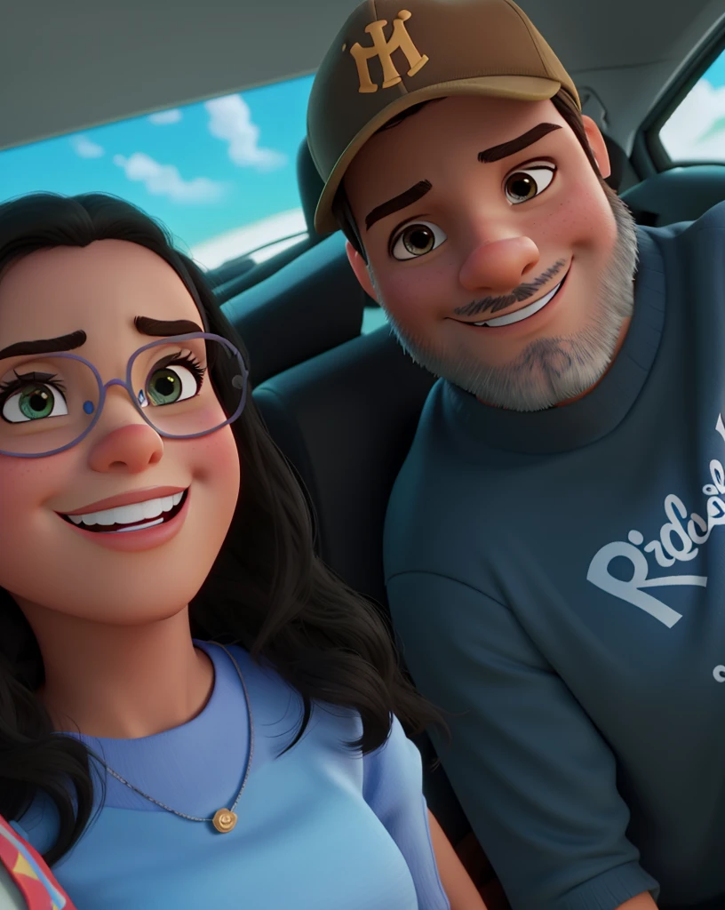 Casal estilo Disney pixar, alta qualidade, melhor qualidade