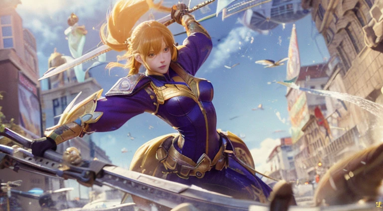 a close up of a woman with a purple and black costume, shadowbringers cinematic, 4 k detail fantasy, a beautiful fantasy empress, game cg, xianxia fantasy, xianxia hero, 2. 5 d cgi anime fantasy artwork, cinematic goddess close shot, ruan jia and artgerm, wow 4 k detail fantasy, hyperdetailed fantasy character