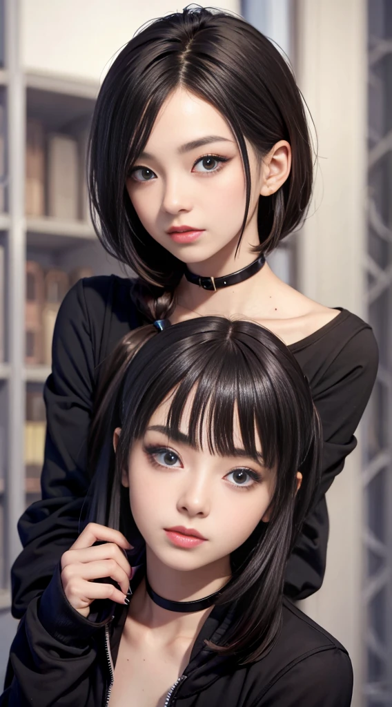 1 black-haired beauty
