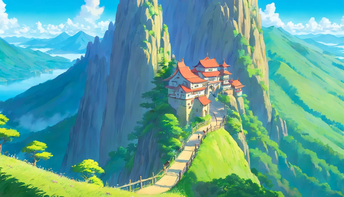 in mountains