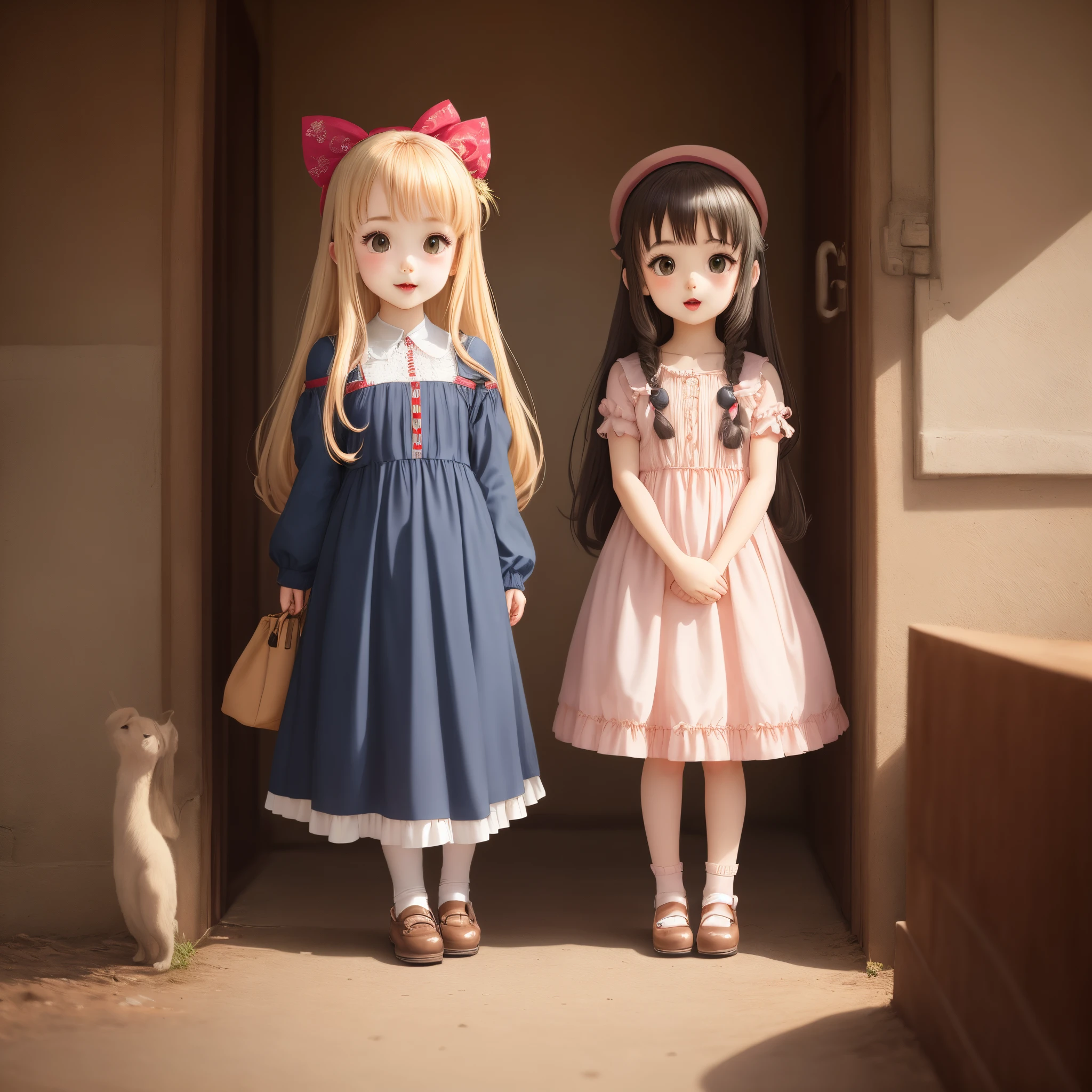animesque cute Long girl with