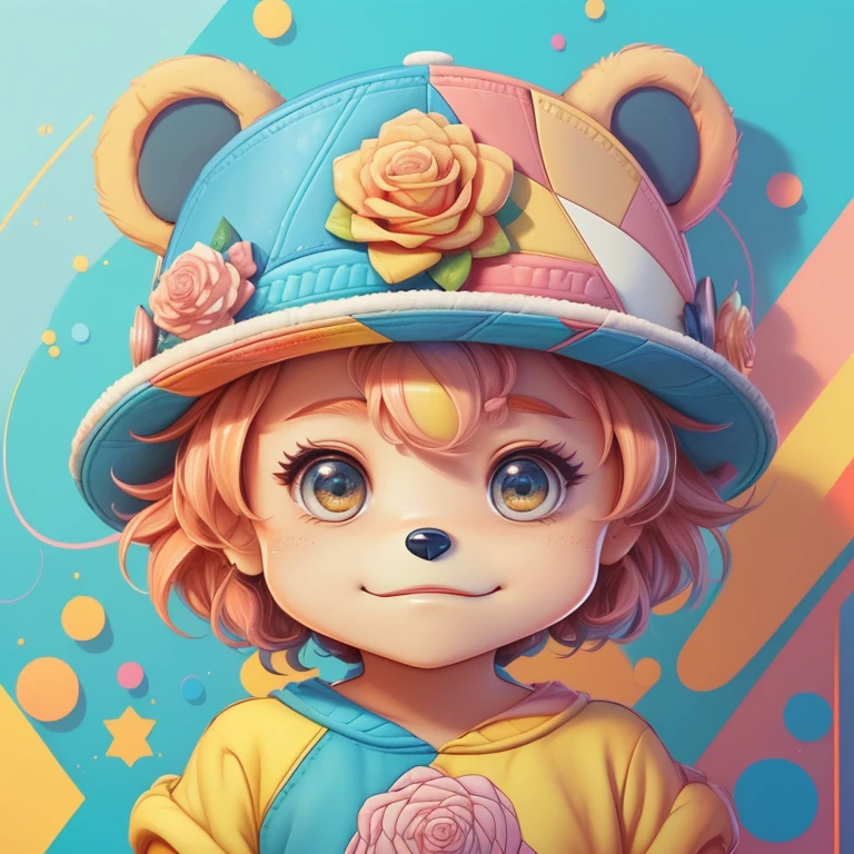 ) ((((cute bear with a hat) ((Mikey)) - Criador: Walt Disney2023) ), ,, ( Walt Disney acolchoamento ,multidimensional geometric wall PORTRAIT, arte, Chibi,
Yang08k, lindo, Colouring,Rose
Primary works, qualidade superior, melhor qualidade, Arte Oficial, Beautiful and Aesthetic,)) ), ,, Walt Disney acolchoamento ,multidimensional geometric wall PORTRAIT, arte, Chibi,
Yang08k, lindo, (Colouring, rosa), amarelo ,azul ,vermelho e branco)
Primary works, qualidade superior, melhor qualidade, Arte Oficial, Beautiful and Aesthetic,