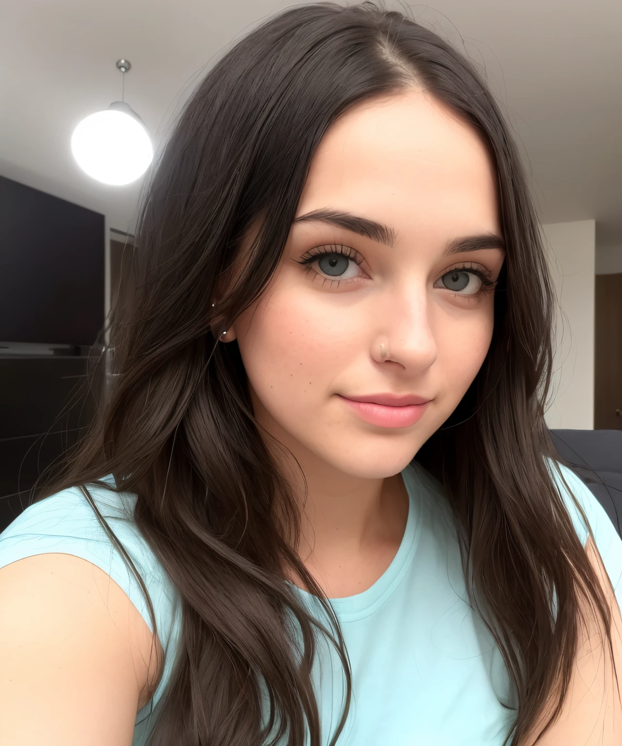 25 years old girl black hair