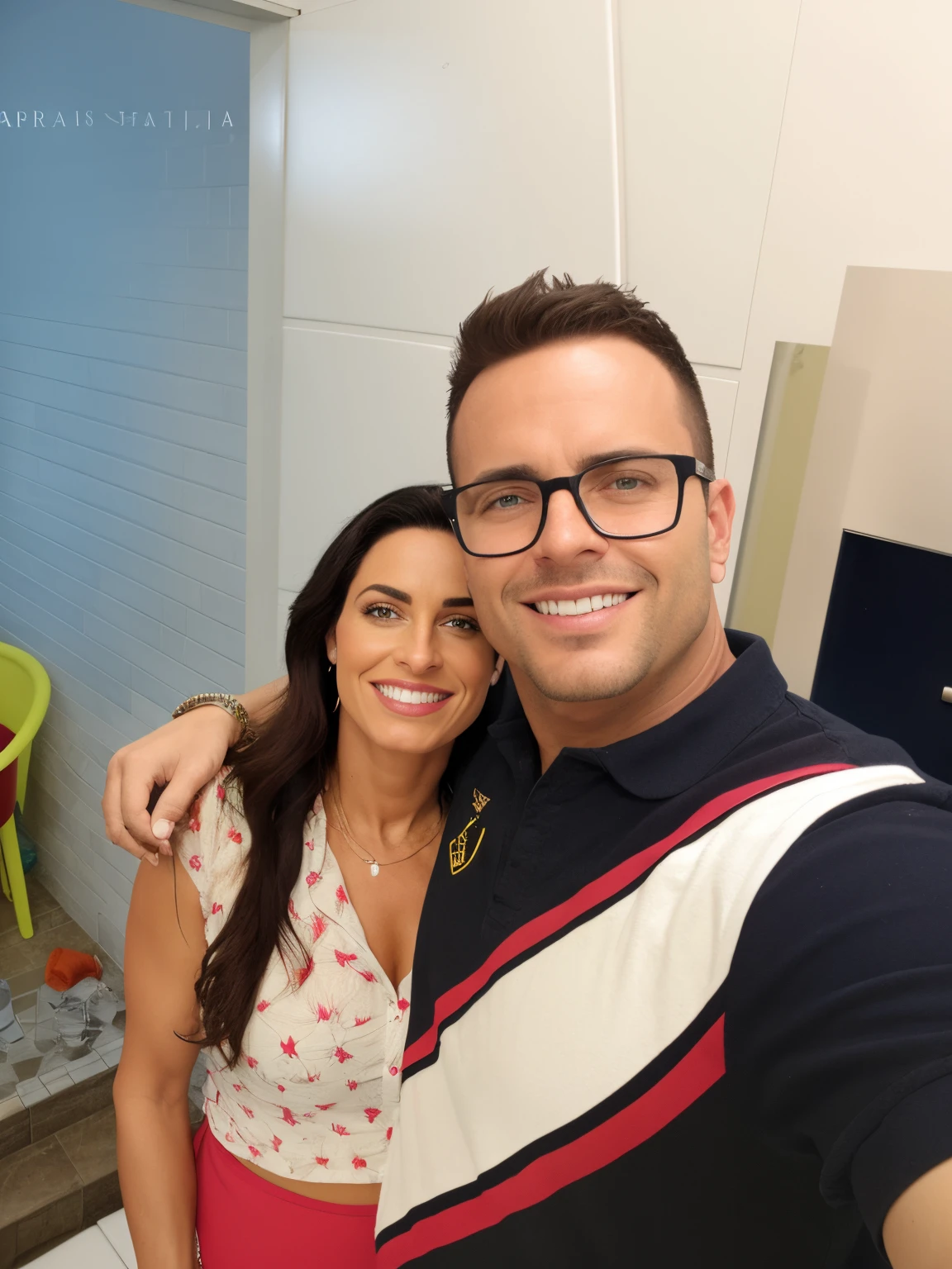 There's a man and a woman taking a selfie in a bathroom, Fotografia selfie 8k, In Sao Paulo, imagem de perfil, Directed by: Nandor Soldier, Casal feliz, Sakimichan e Frank Franzzeta, foto selfie, iphone selfie, foto do perfil, Postagem 4k, 4 k post, foto de perfil, Directed by: Luis Miranda, Foto realista