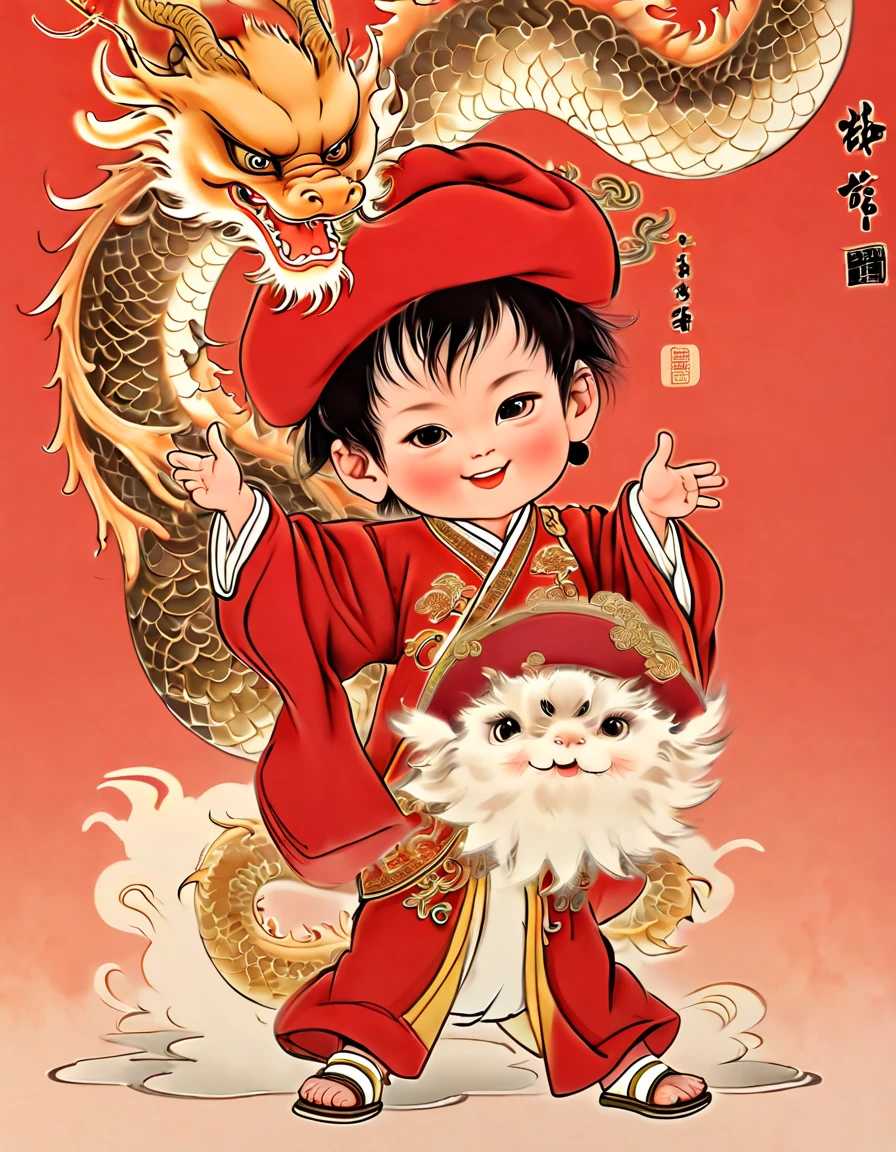 chinese new year dragon body