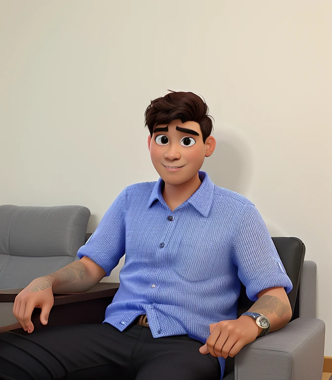 Jovem estilo pixar