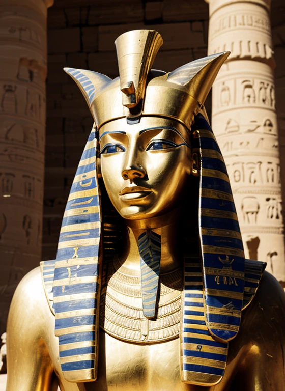 Portrait of Pharaoh in Egypt