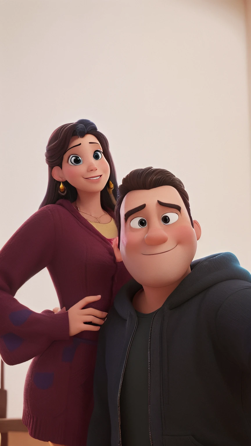 Foto, casal, Disney, pixar