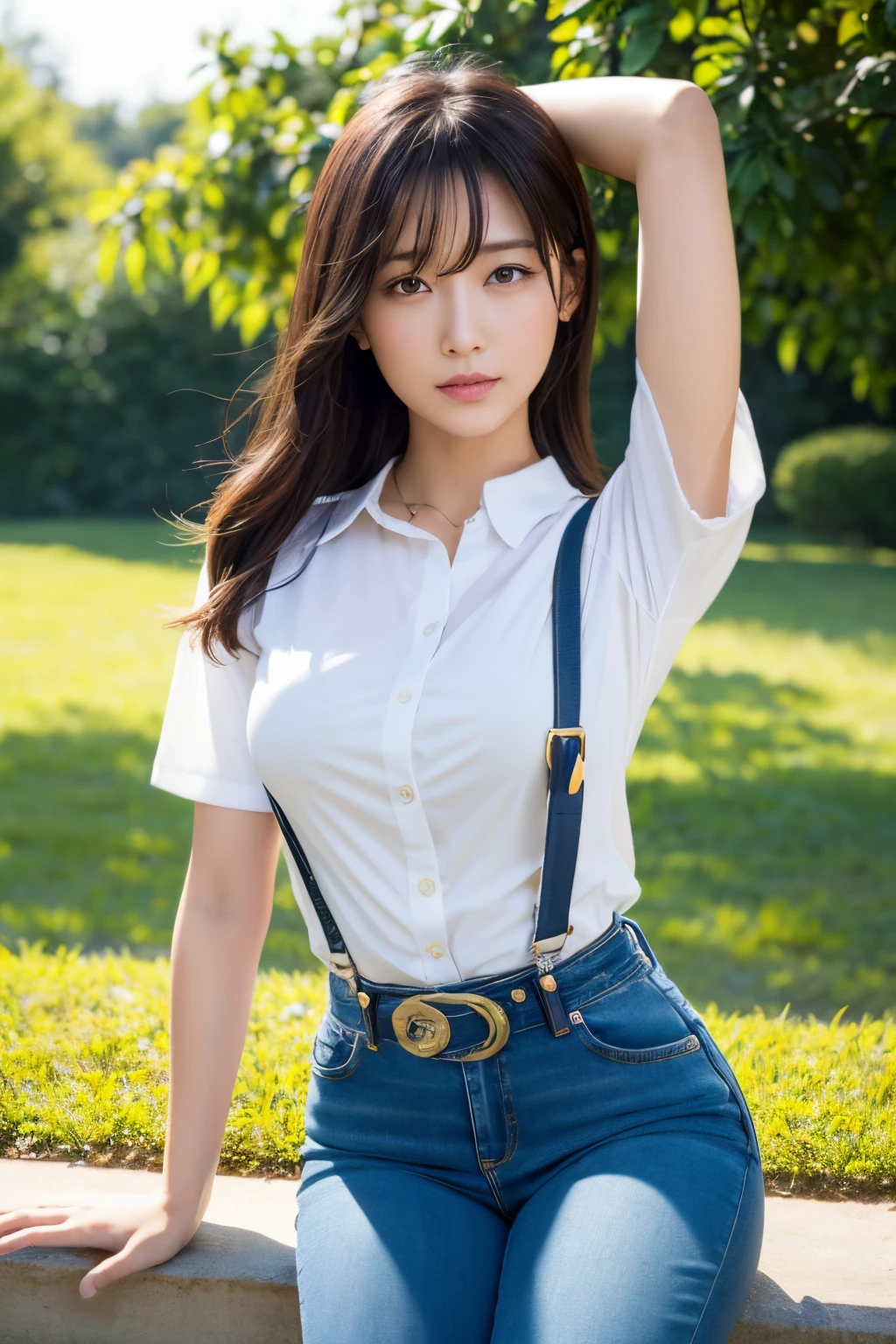 masterpiece、top-quality、The ultra -The high-definition、、colourfull、flat-colors、depth of fields、lens flare 1 girl、、A dark-haired、watching at viewers holster bobby Cutter shirt a belt suspenders working adults materia OL glares large full breasts JINS jeans Face sitting
Waiting to start Armpit sweat perspiring Side of both hands