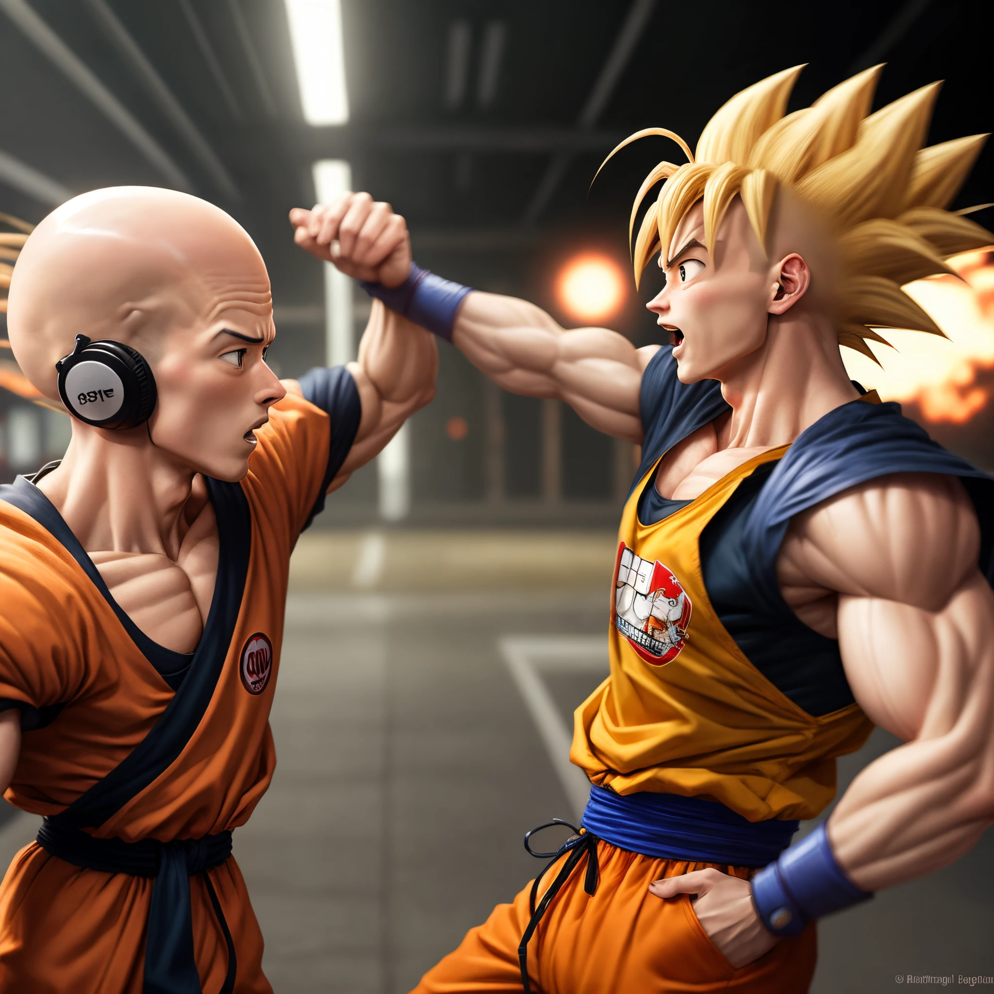 Saitama beats goku