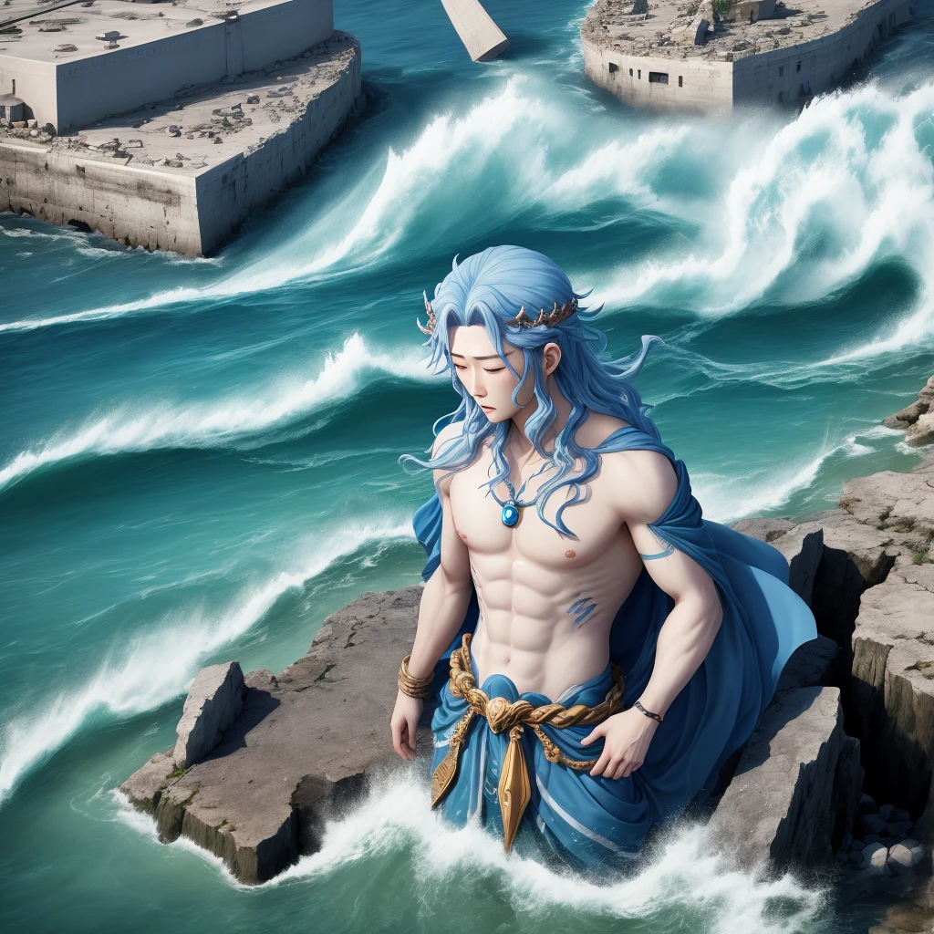Poseidon、vague、neptune、earthquakes