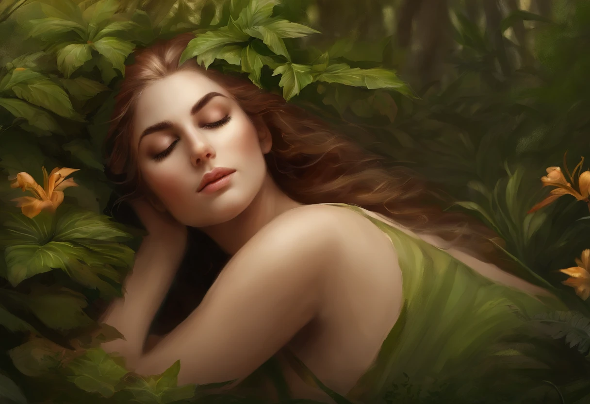 （（shot from a far distance）），（Shadow elf decorated with streamers and fireflies），（（Bonfires and shining ores on dark nights&Wind blowing effect&floating flames）），（girl），（soft light lighting），official art，（wallpaper design）