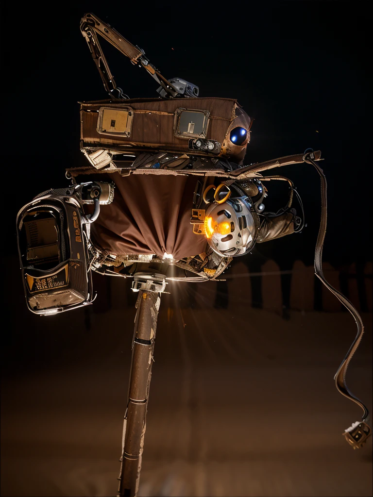 A robotic scarecrow