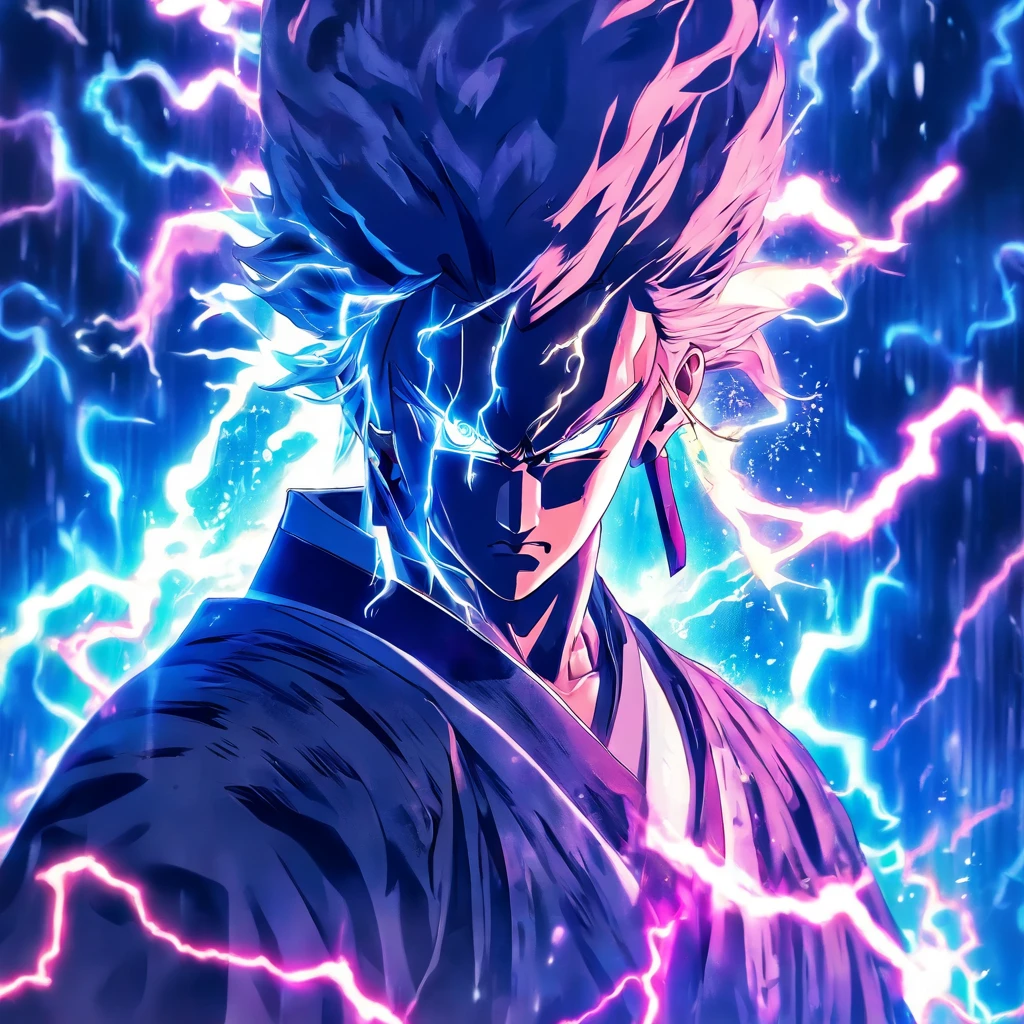 ((main part)),(Best quality at best)),Faraway view,Lightning around,Sword Rain,A young Taoist priest,Infinite Sword System,glowing effect,hyper realisitc,ultra real photo,Chinese black and white ink style,Black and white,discoloration,points,ink,8K,ultradetailed,high qulity
