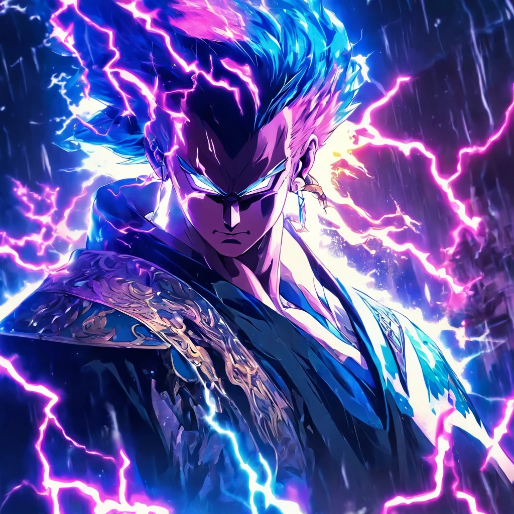 ((main part)),(Best quality at best)),Faraway view,Lightning around,Sword Rain,A young Taoist priest,Infinite Sword System,glowing effect,hyper realisitc,ultra real photo,Chinese black and white ink style,Black and white,discoloration,points,ink,8K,ultradetailed,high qulity