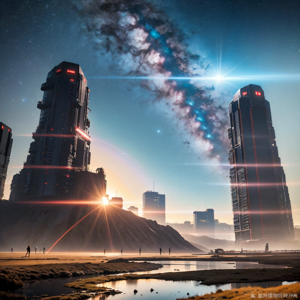 Mohe alluvial plain in Yuexing Rift Valley area,Rock sugar agate nuclear power command armed helicopter black gold cruiser tower snow red marble luminous space station. 1:3 Models,starrysky,Cyberpunk art of a,Rembrandt light,Detail portrayal,macro shot,surface reflection,High definition details,dingdall effect,Light and shadow intensification,The light shines,particle effect,3D modeling,Surface reflected light,detail-rich,fine texture,strong visual impact,hyper-detailing,A high resolution,high saturated,ray traycing,light and shadow effect,32K smooth,A high resolution