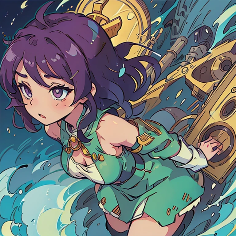 Character design anime girl, manhwa, intricate design, dew