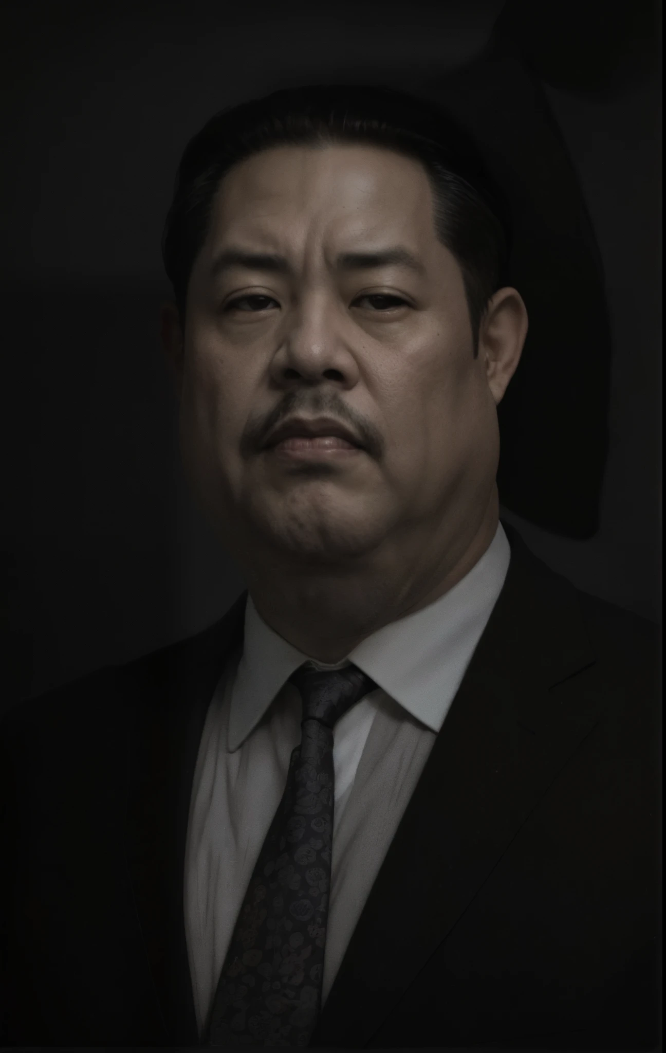 Wearing a suit and tie、Rough image of a man wearing a hat, portrait of ultra realistic, detailed portrait, portrait of a man in suit, Ice-T portrait, inspired by Russell Dongjun Lu, Jeremy, very detailed portrait, Jin Lowe, anton, Realistic portrait, portrait illustration, Michael Okuda, very detailed portrait, chuck clayton portrait