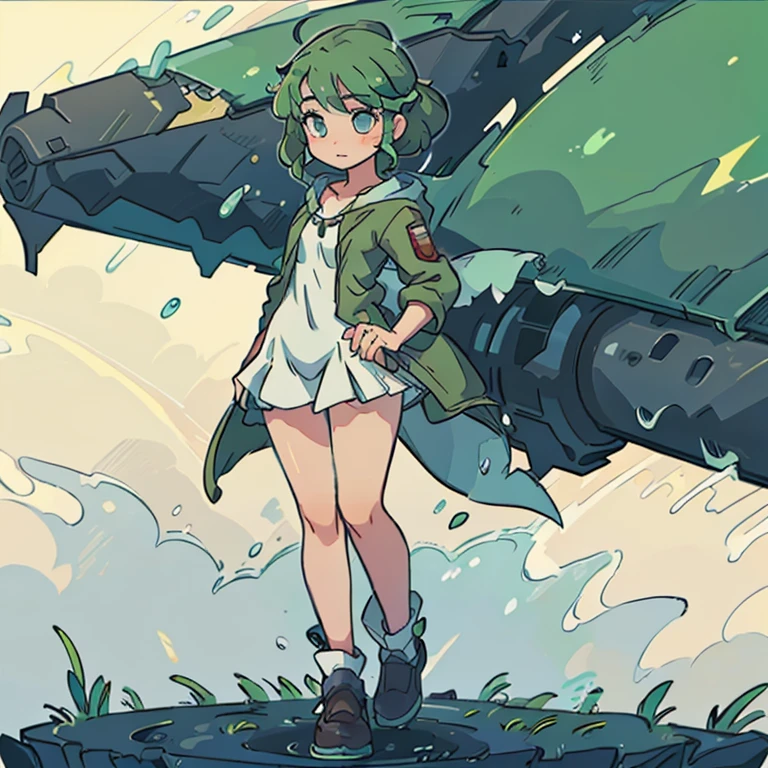 Full body character design, Dew Drops, girl
