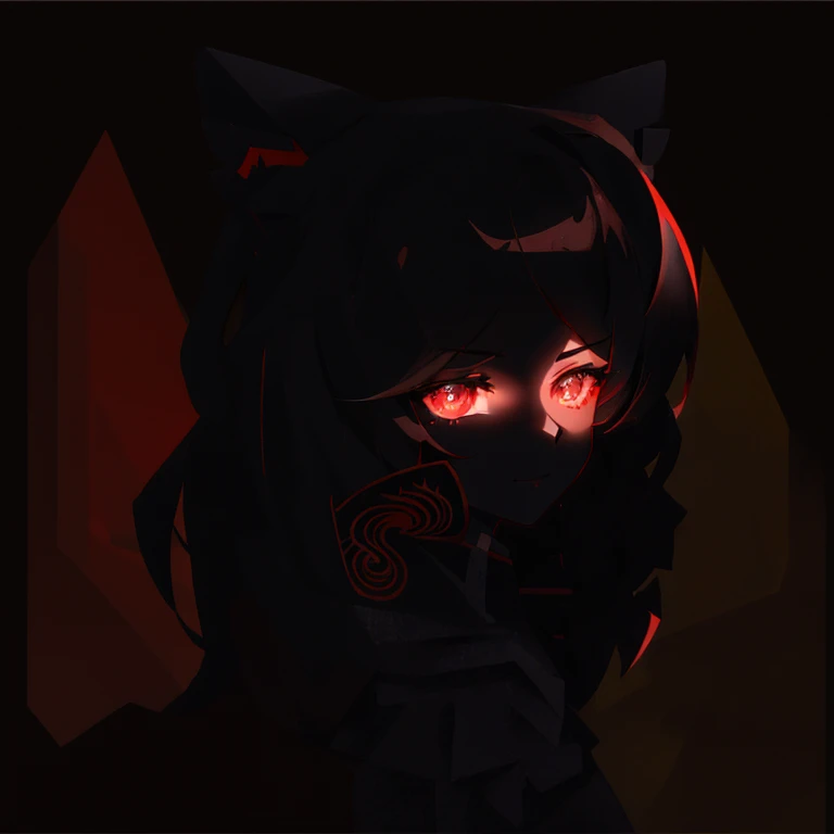 Create a detailed concept art for an anime woman with the following description:
Illustrates a brave anime girl dressed in imposing knight armor inspired by the theme of a black dragon. Her hair, deep black, falls in strands that gracefully frame her face. She highlights her penetrating gaze: one eye exhibits a deep red iris, while the other features a black iris, accentuating her uniqueness.
The smile on her face is arrogant, adding a touch of determination and confidence. The meticulously detailed knight's armor incorporates design elements that evoke the commanding presence of a black dragon. The contrast between the deep black of the armor and the vibrant red in her eye contributes to a striking aesthetic.
The background can be an epic setting that suggests the girl's connection to the black dragon theme, such as ancient ruins or mysterious landscapes. The lighting should highlight the details of the armor and facial expression, creating an epic and captivating atmosphere.