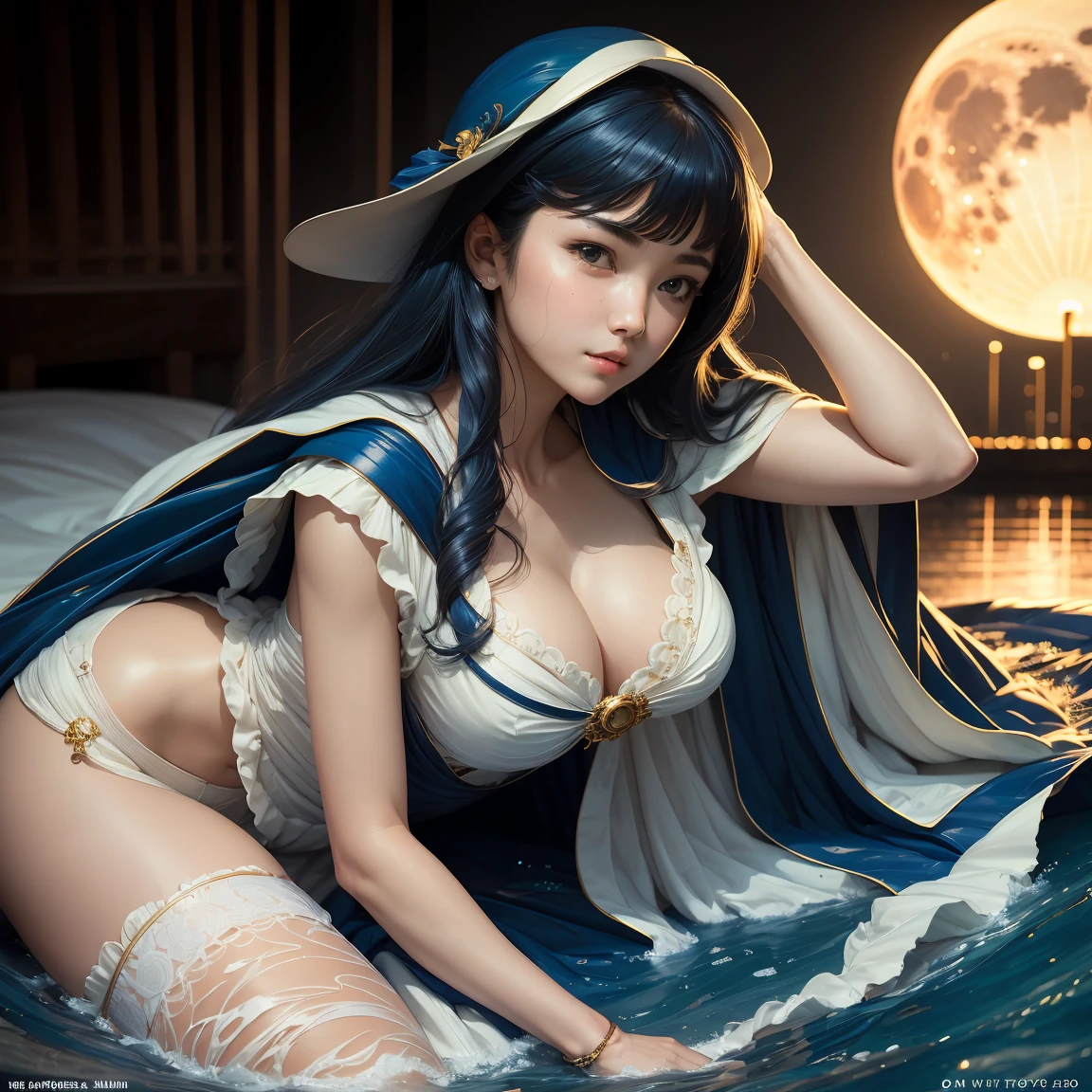 Masterpiece, best quality, (1 girl), Super Mariner Moon, perfect face