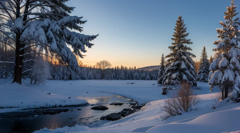 Landscape photos in December