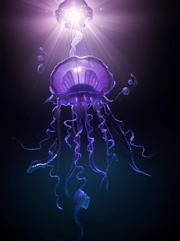 Fantasy beautiful jellyfish