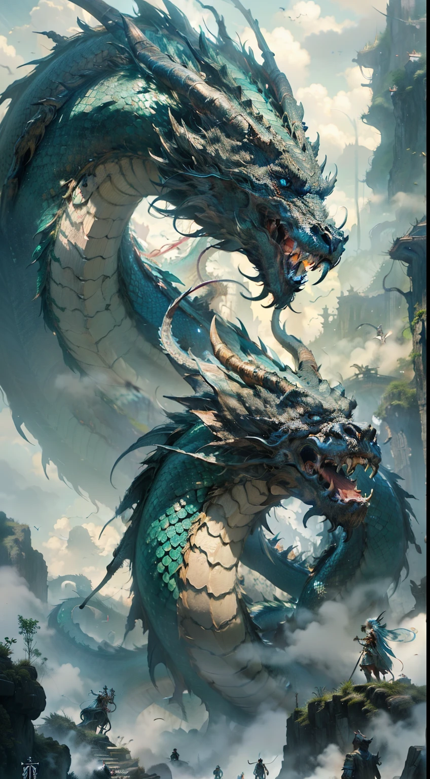(headshot)1dragon lower its head, at night, gently, epic fantasy card game art, highly detailed fantasy art, detailed digital 2d fantasy art, epic fantasy artwork, detailed fantasy art, epic fantasty card game art, Dungeons&Dragons Fantasy Art, hyperrealistic d & d fantasy art, symmetrical spectacular fantasy art, cyborg dragon portrait