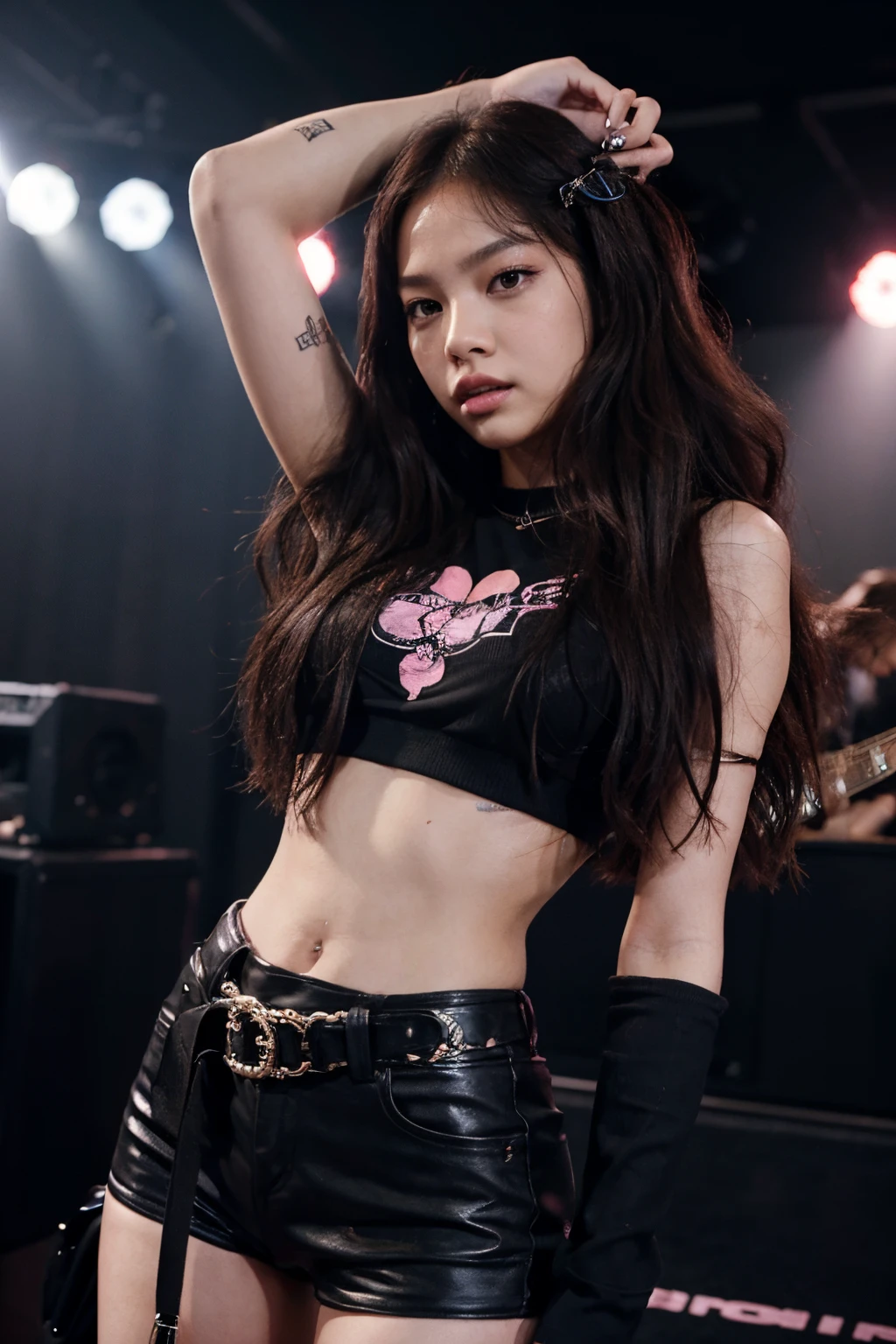 Blackpink's Jennie as a rock star