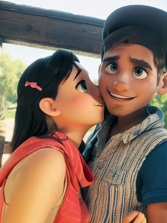 Realstic 3d cartoon biutyful