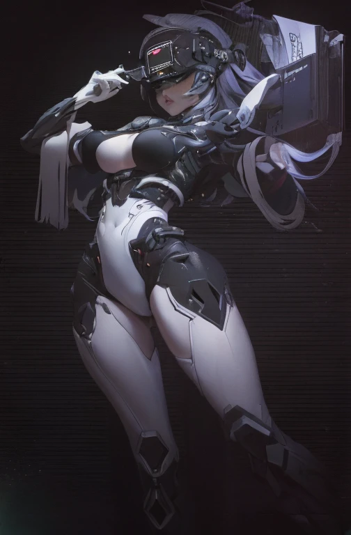 ((La mejor calidad)), ((obra maestra)), (muy detallado:1.3), ...............................................................................................................................................3D, Beautiful (cyberpunk:1.3) Mujer hacker, peinado corto,pelo corto, Volver al visor, cabello grueso, Terminal de ordenador operativo, Pantalla montada en la cabeza, computer server, Pantalla LCD, fiber optic cable, Logotipo de la empresa, HDR (High Dymanic Range), Trazado de rayos, NVIDIA RTX, Super resolution, Irreal 5, Subsoil Scatter, Textura PBR, Post-procesamiento, Anisotropic filtering, profundidad de campo, maximum sharpness and sharpness, Texturas multicapa, Albedo y Highlight Maps, Sombreado de superficies, Accurate simulation of light-material interactions, proporciones perfectas, Renderizado de octanaje, duotone lighting, ISO bajo, balance de blancos, Regla de los tercios, amplia apertura, 8K RAW, efficient sub-pixels, sub-pixel convolution, glow particles, dynamic pose