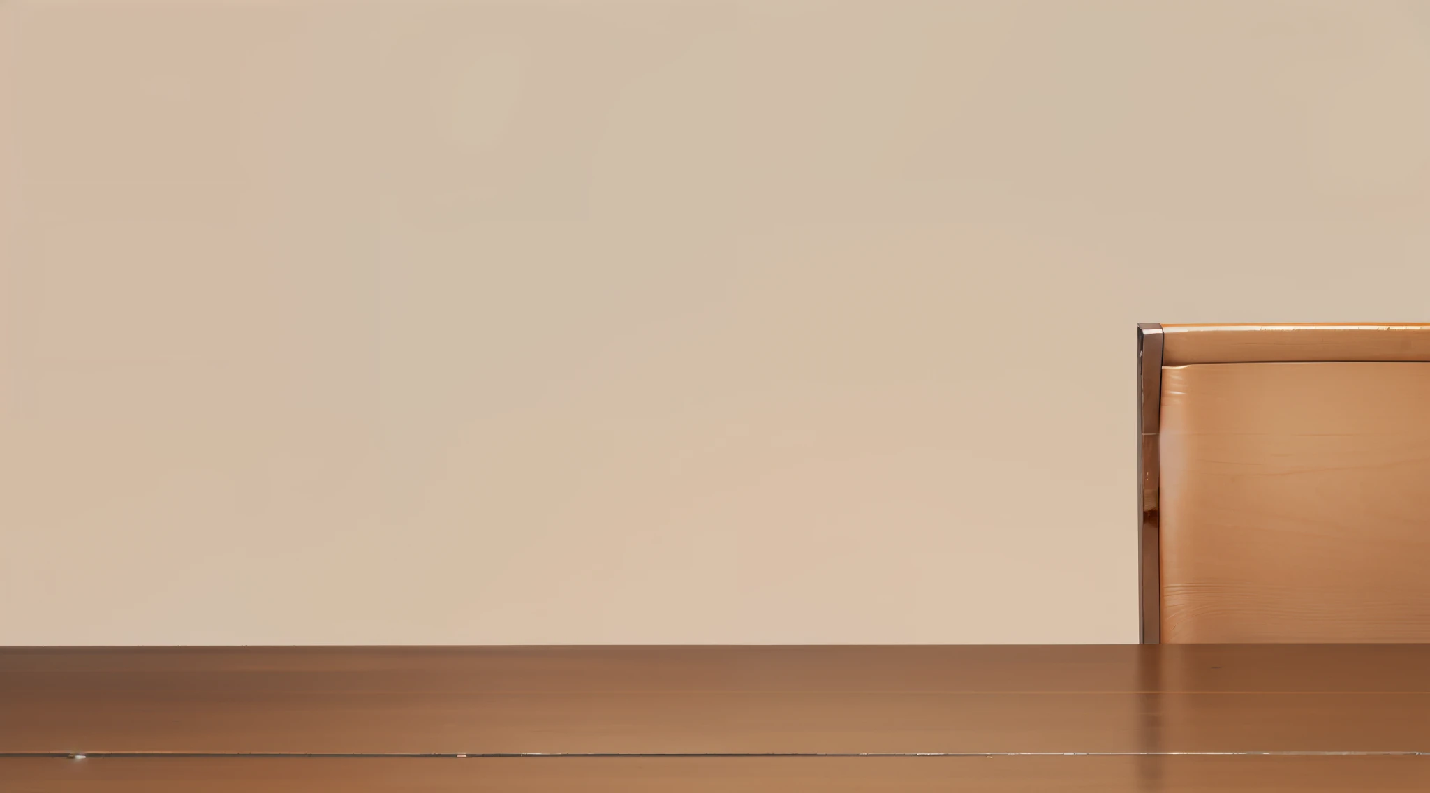a table with and chair, background(solid), plain studio background, background bar, blank background, plain background, basic background, minimal background, empty background, interior background, bedroom background, clean background, minimalist background, light - brown wall, solid background, gradient brown to white, studio background, full view blank background, neutral background