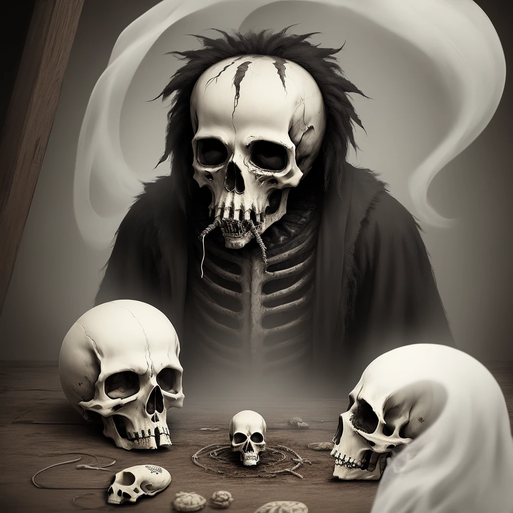 Ghost, death, respiratory, leprosy, punk