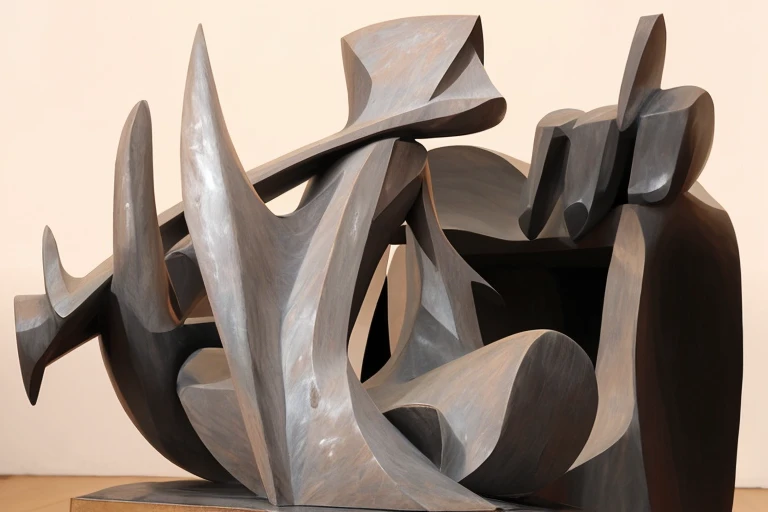 Generate Henry Moore style sculpture
