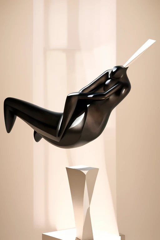 Generate Henry Moore style sculpture